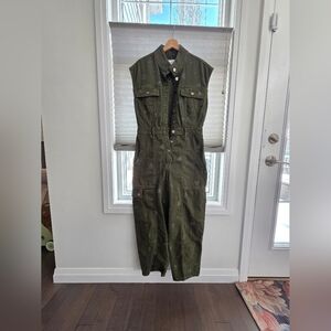 New Anthropologie Jean Jumpsuit Size M